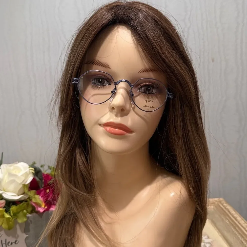 Filou Metal Line Eyeglasses Style Number 7002 Lavender Retro Steampunk New